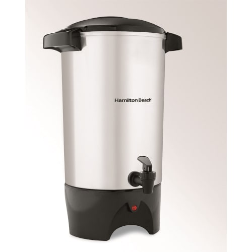 Hamilton Beach® 42-Cup Coffee Urn, Silver/Black